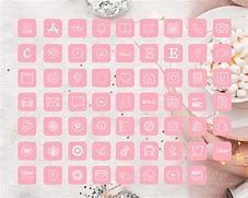 Image result for Pink iPhone with Apps