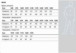 Image result for NZ Size Chart Measurements