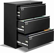 Image result for Black Drawer with Lock
