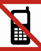 Image result for No Cell Phones Blue