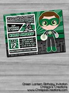 Image result for Green Lantern Birthday Card