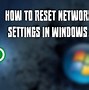 Image result for Reset Network Settings Windows 1.0