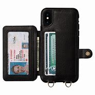 Image result for iPhone XR Leather Wallet Case