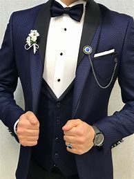 Image result for Navy Blue Tuxedo Suits for Men