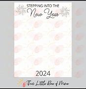 Image result for Stepping into the New Year Template