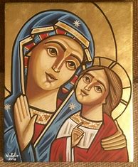 Image result for Virgin Mary Icon Coptic