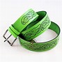 Image result for Green Leather Belt