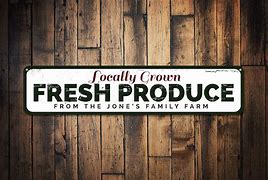 Image result for Produce Sign Apple