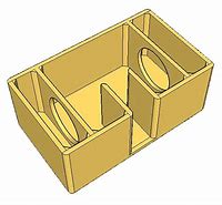 Image result for 1 Cubic Foot Subwoofer Box Design
