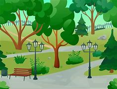 Image result for Cartoon City Park Background