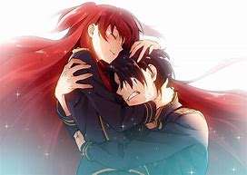 Image result for A Sad Anime Girl Hugging