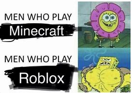 Image result for Roblox Minecraft Memes