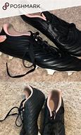 Image result for Addias Pink and Black Cleats