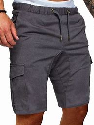 Image result for Men's Dress Shorts Grey
