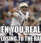 Image result for Chargers Lose Meme