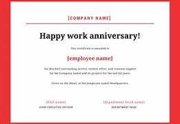Image result for Work Anniversary Announcement