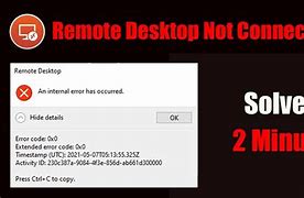 Image result for Remote Desktop Connection Error