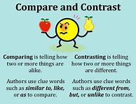 Image result for Compare and Contrast ESL