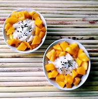 Image result for Mango Sticky Rice Thailand Street Food