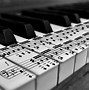 Image result for Music Notes Whitewith Black Background