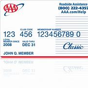 Image result for AAA Member Card