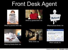 Image result for Front Desk Agent Memes