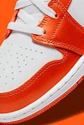Image result for Retro Orange Air Jordans 1