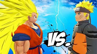 Image result for Goku vs Naruto World