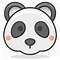 Image result for Panda Emoji Love Stickers PNG