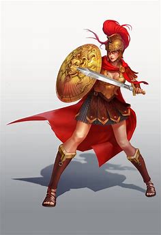Athena | Fantasy female warrior, Greek mythology art, Warrior woman