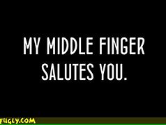 Image result for Middle Finger Salute Meme