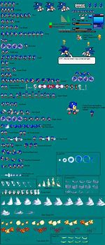 Image result for Sonic Sprite Sheet Fighting