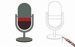 Image result for Easy to Draw Microphone