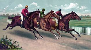Image result for Horse Racing Art