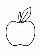 Image result for Apple Cartoon Coloring Page