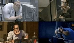 Image result for Incredibles Computer Tired Scene