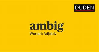 Image result for ambig�