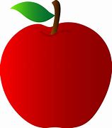 Image result for Red Apple Clip Art