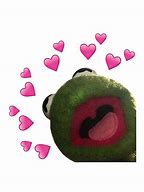 Image result for Kermit Meme with Emoji Hearts Christmas