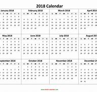 Image result for Calendar 2018 Printable Free Download