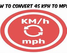 Image result for Convert Kilometers to Miles per Hour