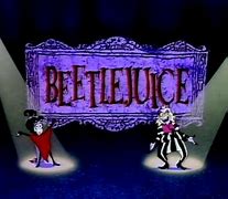 Image result for Beetlejuice Cartoon Tim Burton