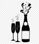 Image result for Champagne Bottle and Glass