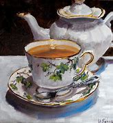 Image result for Tea Pot Still Life Painting