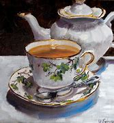 Image result for Tea Still Life Painting