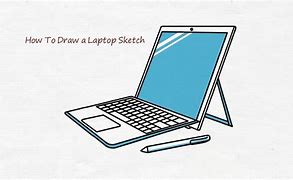 Image result for Laptop Sketch Drawing