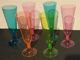 Image result for Champagne Plastic Flutes Stackable