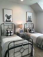 Image result for Small Bedroom with Two Twin Beds