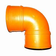 Image result for PVC Elbow 160 X 90 Orange