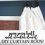 Image result for How to Decorate a Curtain Rod